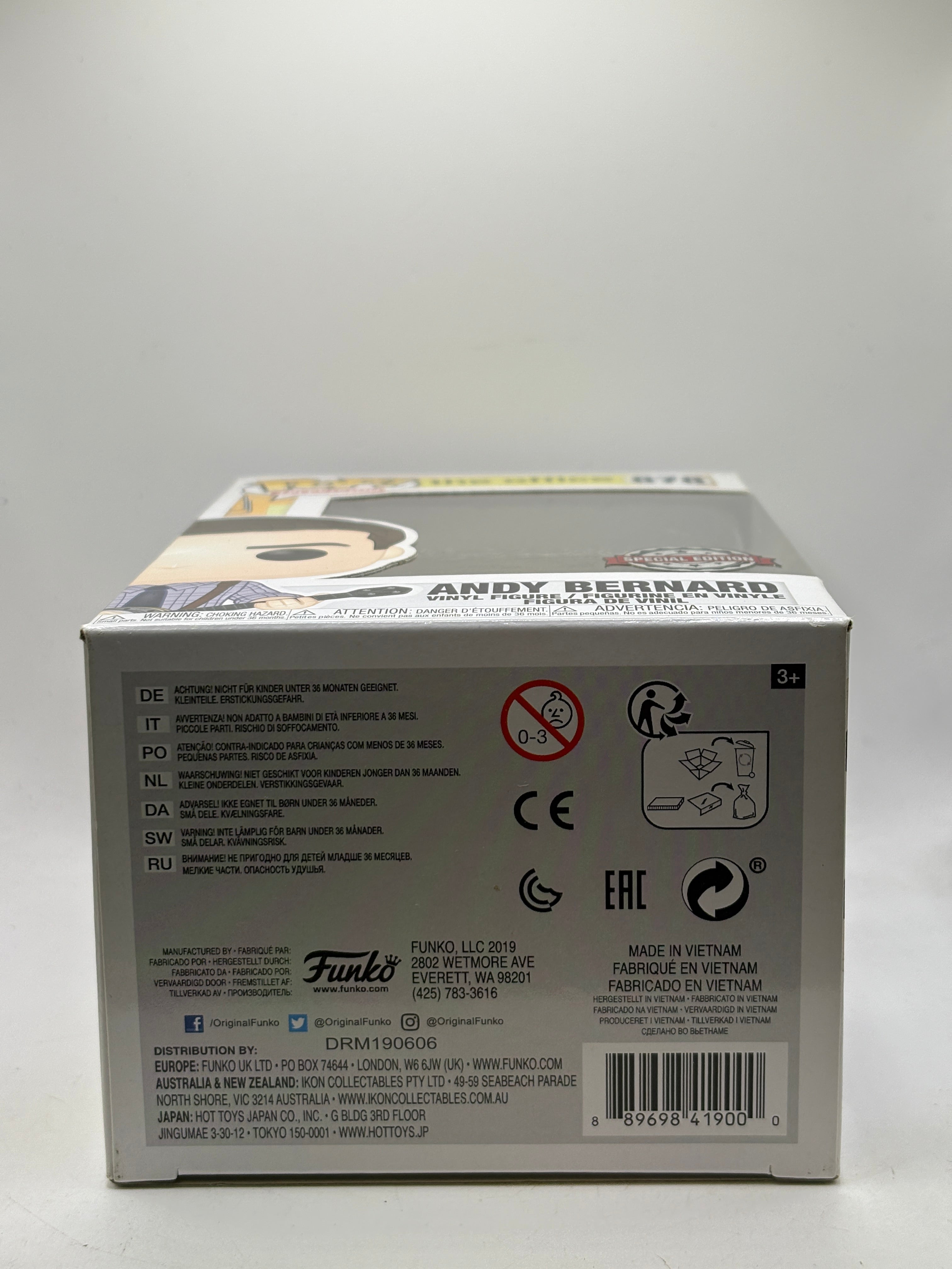 Funko POP! Television The Office #878 Andy Bernard Special Edition